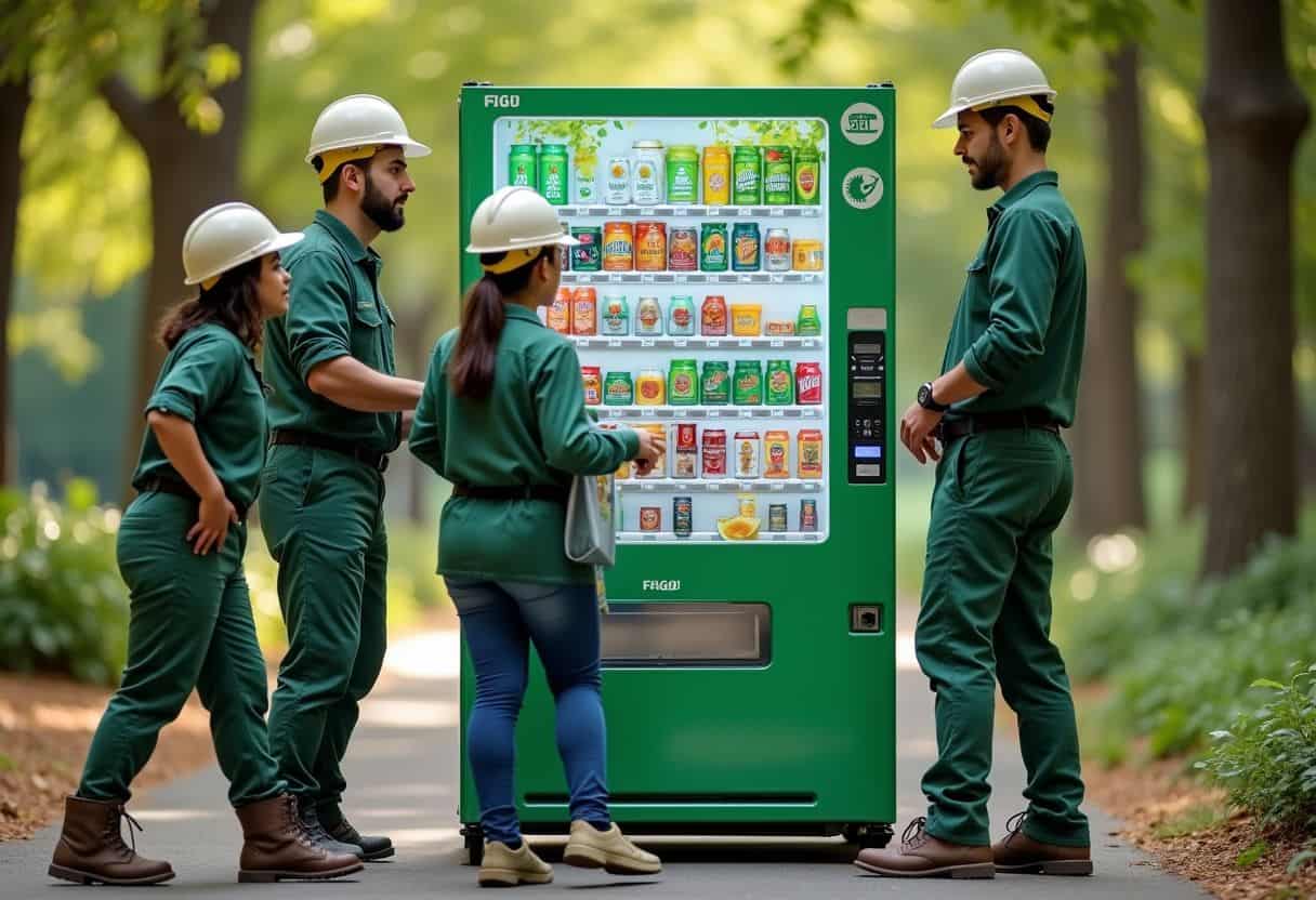Traditional Vending Machine The New Wave of Eco-Friendly Vending Machines - DFY Vending