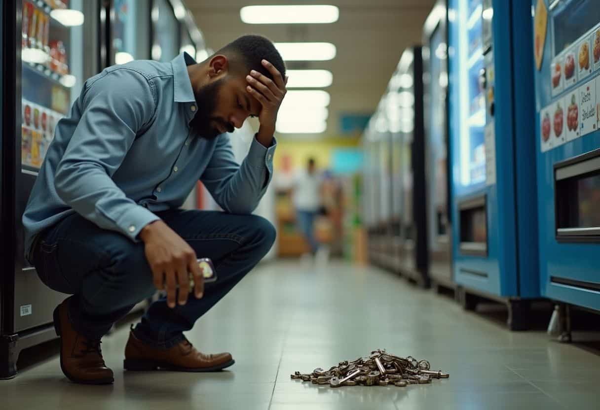 Scared Vending Machine Vending Machine Keys: The Security Flaw No One Talks About - DFY Vending