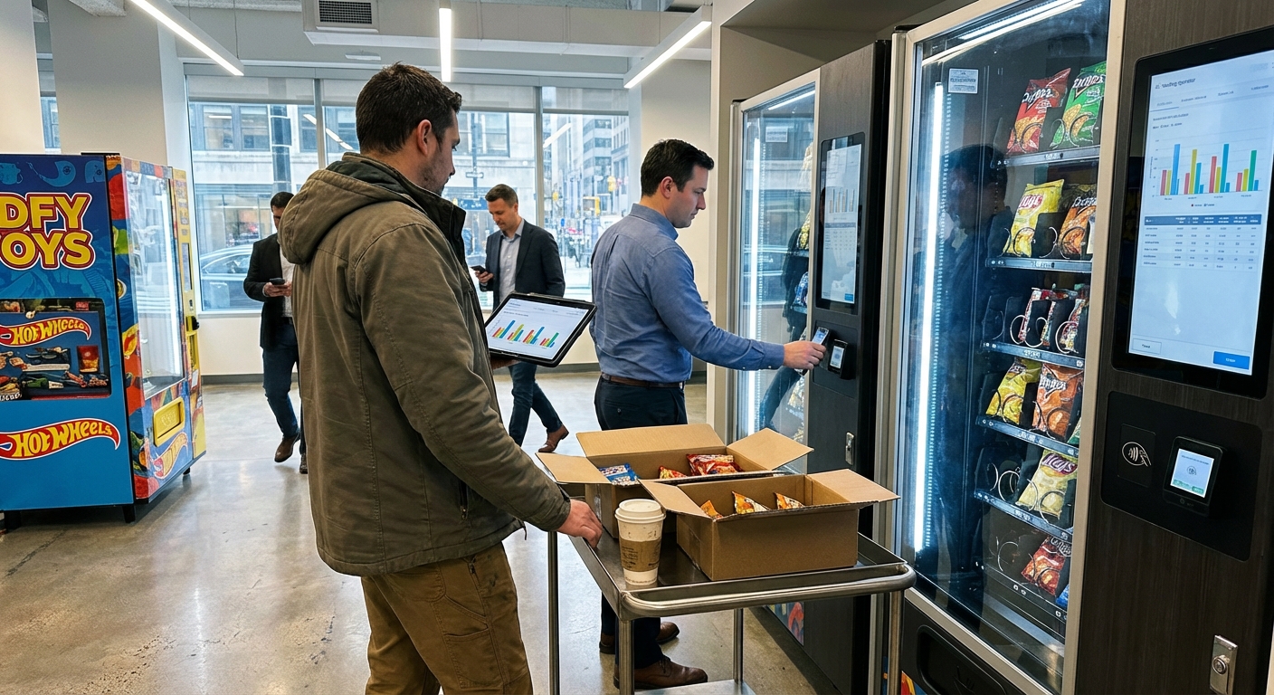 Vending Machine Inventory Tracking: Automated vs. Manual - DFY Vending