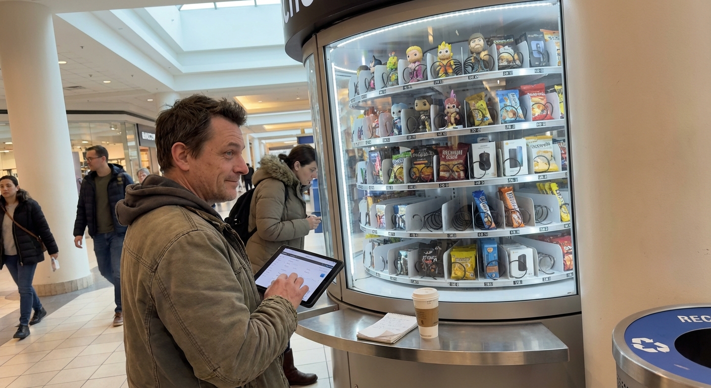 Carousel Machine: Rotating Display Vending - DFY Vending